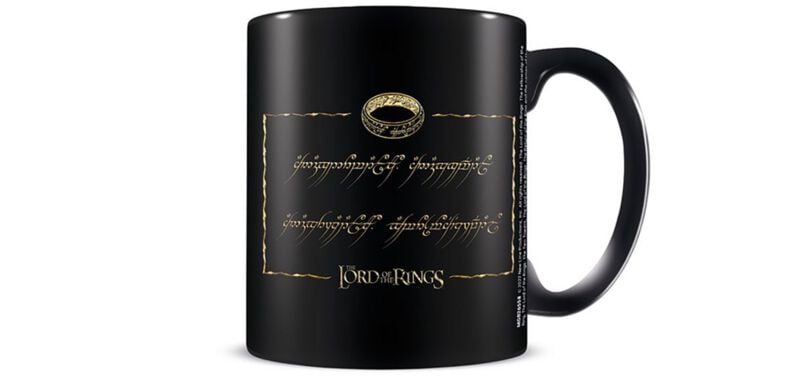 5050574265584 - One Ring Tasse schwarz goldfarben