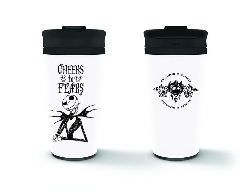 5050574266697 - Cheers to Fears Thermobecher weiß schwarz