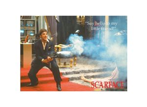 5050574300414 - - Scarface Poster Al Pacino mit Waffe (qf)