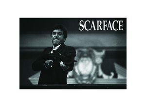 5050574300933 - - Scarface Poster Black and White