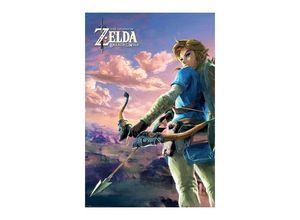 5050574340410 - Poster the legend of zelda breath of the wild hyrule scene