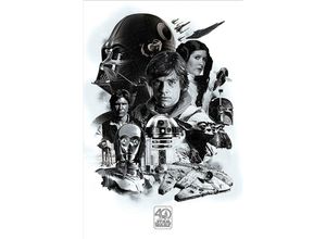 5050574341646 - Star Wars 40th Anniversary Poster Montage