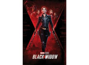 5050574346467 - Grupo Erik - Black Widow Poster Marvel Teaser Scarlett Johansson Natasha Romanoff Schwarze Witwe