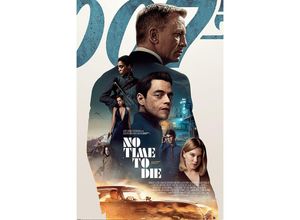 5050574346603 - - James Bond 007 Keine Zeit zu sterben Poster Profile No Time To Die Noir