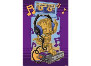 5050574348706 - Guardians of the Galaxy Poster I Am Groot Cassette