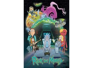 5050574349550 - - Rick and Morty Poster Season 5 Toilet Adventure