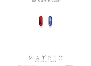 5050574349994 - - The Matrix Poster Resurrections The Choice is Yours