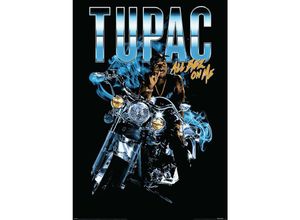 5050574350006 - - Tupac Shakur Poster All Eyez Motorcycle