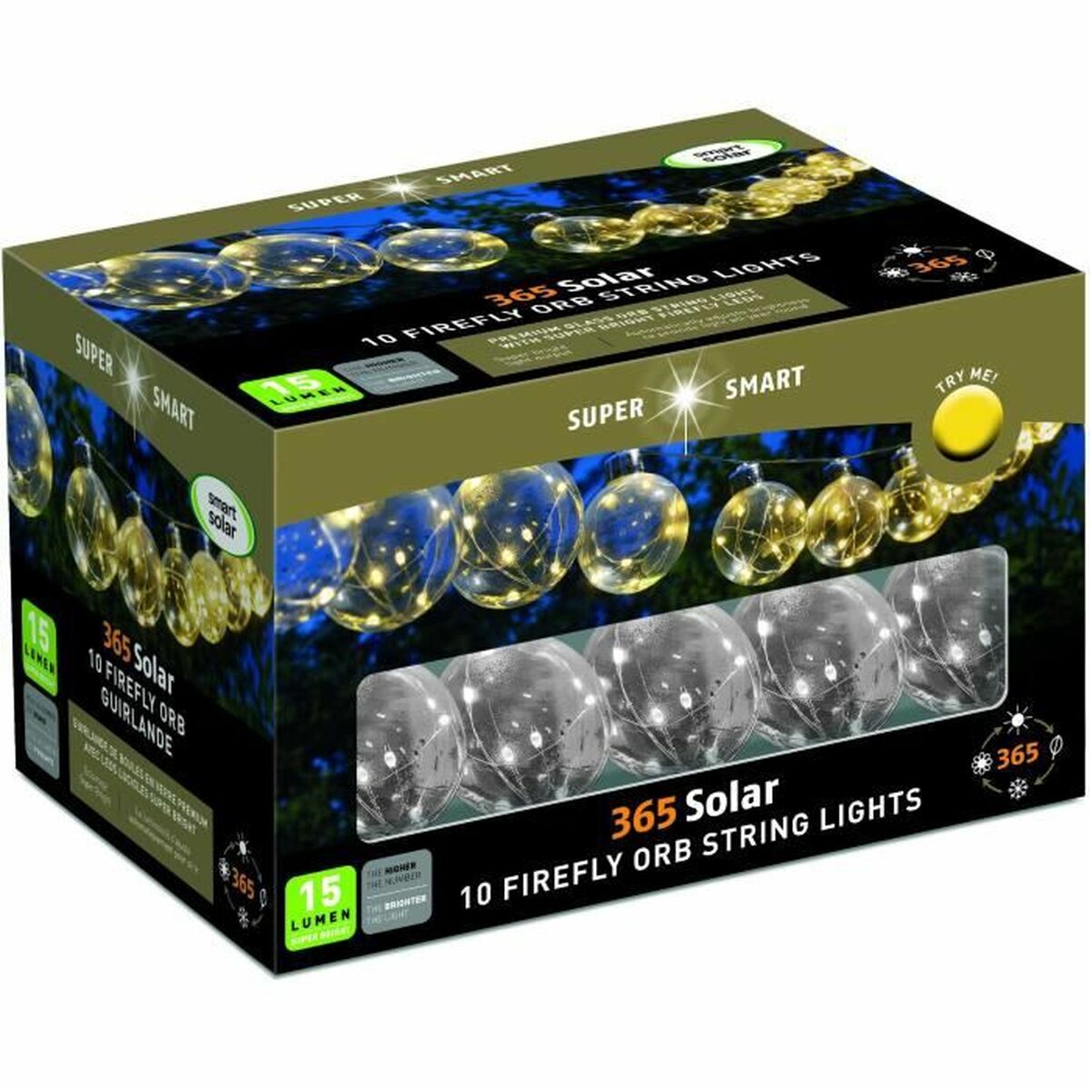 5050642081306 - LED-Lichterkette 365 Firefly Solar 15 lm 5050642081306 - LED-Lichterkette 365 Firefly Solar 15 lm