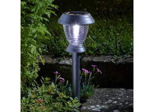 5050642083232 - LED-Solar-Erdspieß Triton 365 4er-Set anthrazit 415 cm 5050642083232 - LED-Solar-Erdspieß Triton 365 4er-Set anthrazit 415 cm