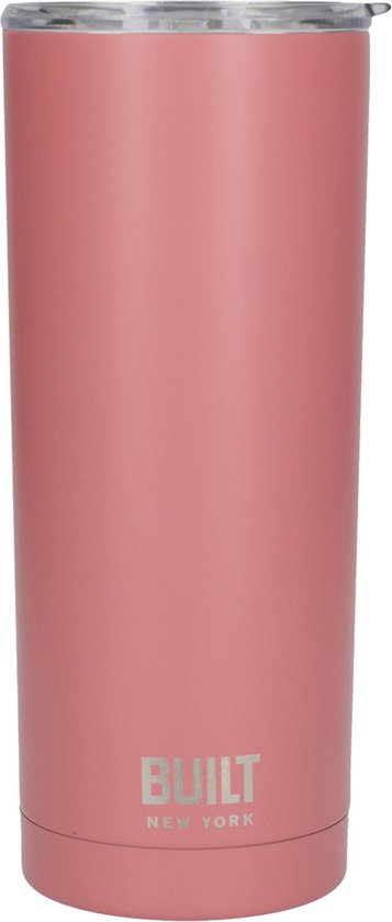 5050993348899 - Reisebecher 590 ml Edelstahl 19 cm Rosa