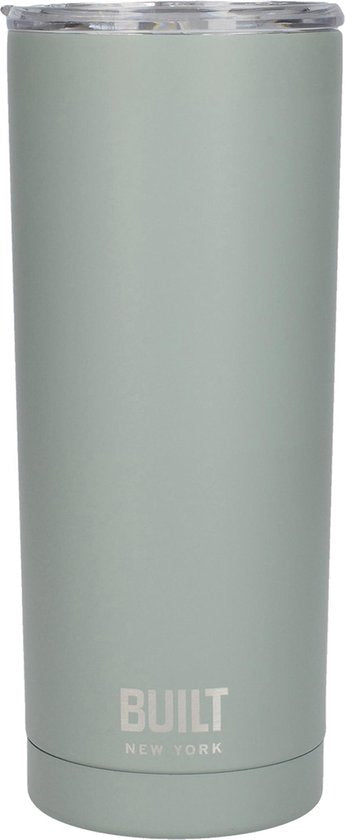 5050993348929 - Reisebecher 590 ml Edelstahl 19 cm Grau