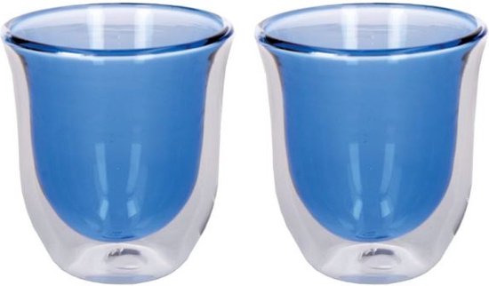 5050993357846 - La Cafetière Kaffeeglas Kern 220ml Doppelwandig Blau 2 Stück