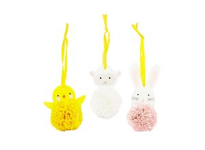 5052715142488 - Pom-Pom Bastelset OSTERN 6-teilig