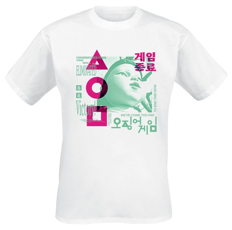 5052777086355 - Young Hee - Overlay T-Shirt weiß in L 5052777086355 - Young Hee - Overlay T-Shirt weiß in L