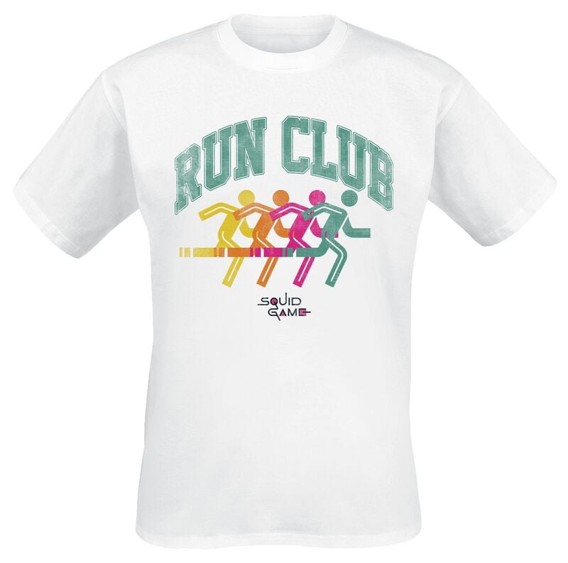 5052777844504 - Run Club Silhouette T-Shirt weiß in XXL 5052777844504 - Run Club Silhouette T-Shirt weiß in XXL