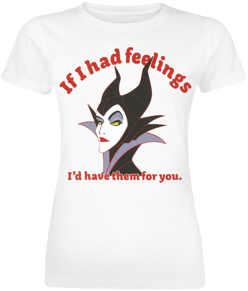 5052777858228 - Maleficent If I Had Feelings T-Shirt weiß in XL