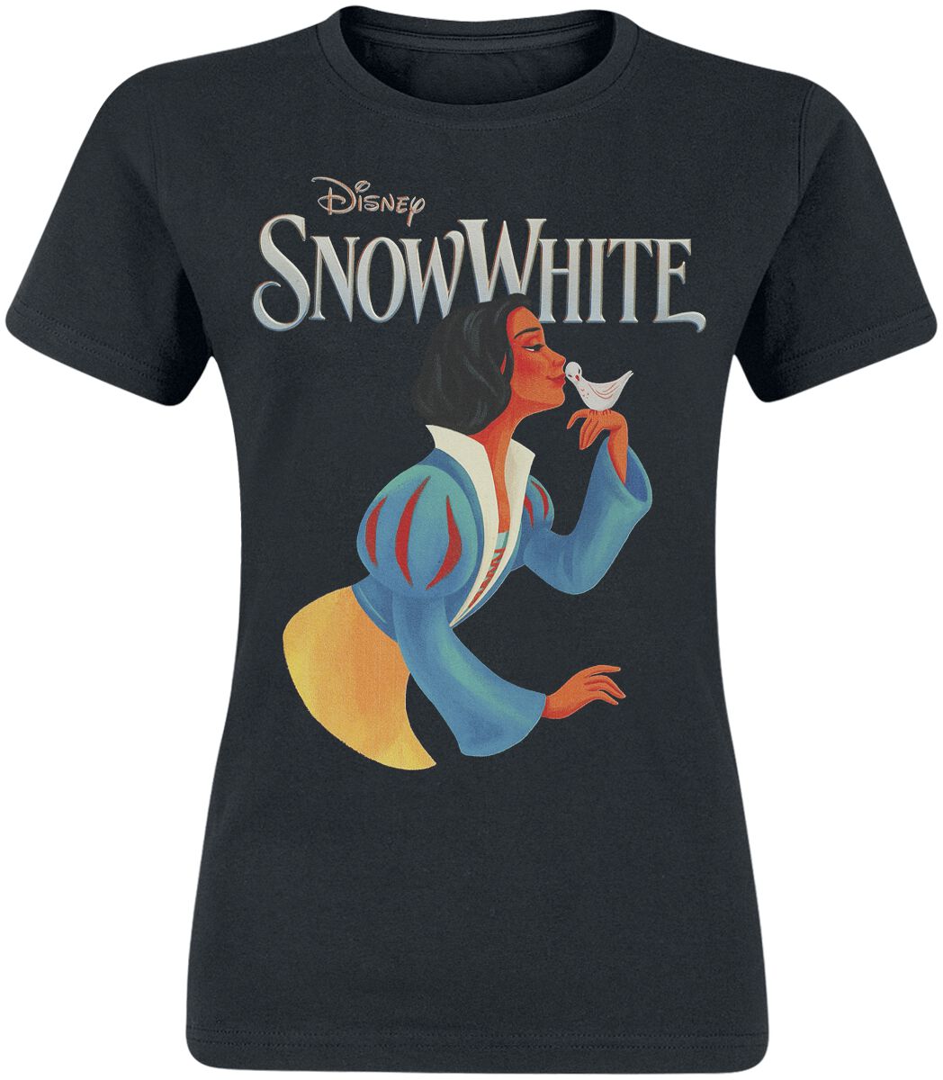 5052777950908 - Snowwhite Dove Kisses T-Shirt schwarz in M