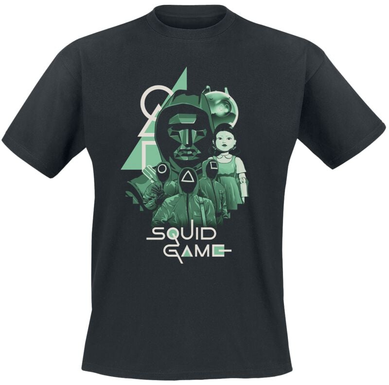5052777964387 - Front Man And Group Overlay T-Shirt schwarz in XL