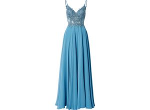 5053090998608 - MASCARA© LONDON Abendkleid lang V-Ausschnitt für Damen blau 40