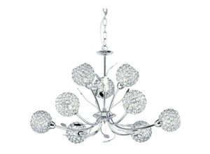 5053423006048 - Bellis - 9 Light Multi Arm Flower Design Decke Anhänger Blumen Design Chrome Glass Nine G9 - Searchlight