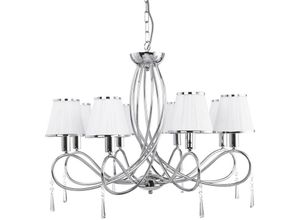 5053423019185 - Simplicity - 8 Light Multi Arm Kronleuchter Chrom Finish E14 - Searchlight