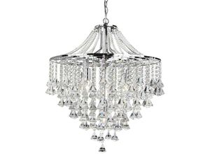 5053423021058 - Dorchester - 5 Light Chandelier Chrome Finish E14 - Searchlight