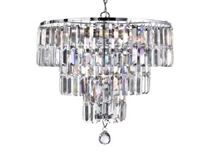 5053423021843 - Empire - 5 Light Chandelier Chrome Finish E14 - Searchlight