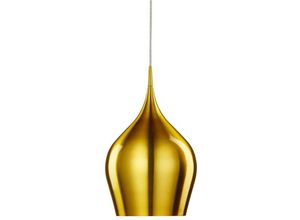 5053423029146 - Vibrant - 1 Light Large Dome Deckenanhänger Gold E27 - Searchlight