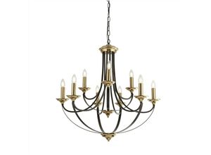 5053423135762 - Belfry - 9 Heller mehrarmiger Anhänger Dunkelbronze Braun E14 - Searchlight 5053423135762 - Belfry - 9 Heller mehrarmiger Anhänger Dunkelbronze Braun E14 - Searchlight