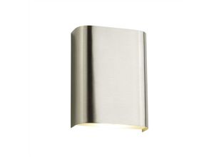 5053423137483 - Integrierte led 2 Licht Wandleuchte Satin Silber Silber Mattiert - Searchlight