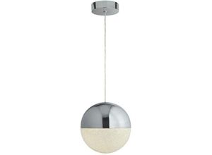 5053423138640 - Marbles - Integrierte led 1 Light Globe Anhänger Chrom - Searchlight