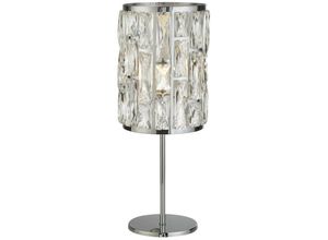 5053423158884 - Bijou - 1 leichte Chrom Tischlampe mit Kristallglas - Searchlight