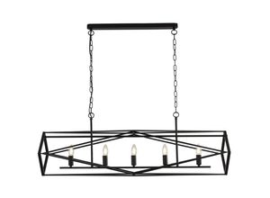 5053423159447 - Chassis - 5 Light Black Candle Deckenanhänger - Searchlight