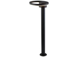 5053423163239 - Outdoor Led Post (73 cm Höhe) mit rundem Kopf - schwarz mit mattiertem Diffusor - Searchlight