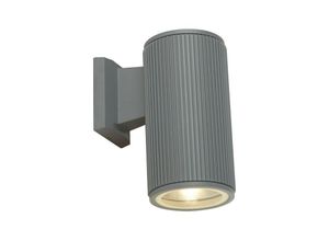 5053423163253 - Outdoor 1 Licht Wandveranda Licht - Grau Mit Klarglas Diffusor - Searchlight