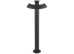 5053423163611 - - Außenstehlampe Gartenleuchte Sockellampe led Terrassenlampe dunkelgrau h 73 cm