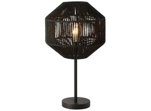 5053423171555 - Wicker 1 Leuchttischlampe Black Wicker - Searchlight