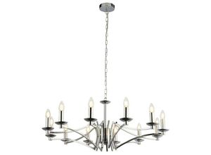 5053423174174 - Suchscheinwerfer Ascot 12 Light Pendant Chrome