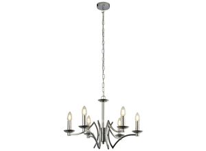 5053423174211 - - Suchscheinwerfer Ascot 6 Light Pendant Chrome