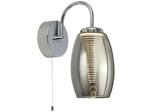 5053423174501 - Searchlight Lighting - Searchlight Cyclone 1 Light Wandleuchte Rauchglas 3000K