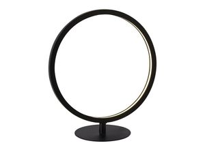 5053423174778 - Cirque 1 Light Led Ring Tischleuchte Matt Black - Searchlight