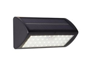 5053423241463 - Wandleuchte Solarleuchte led Bewegungsmelder Außenleuchte Schwarz h 105 cm