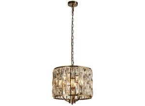 5053423242057 - Bijou 3-flammige Pendelleuchte antikes Messing Champagnerglas - Searchlight