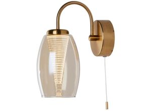 5053423243252 - Cyclone Wandleuchte Bronze Champagnerglas - Searchlight