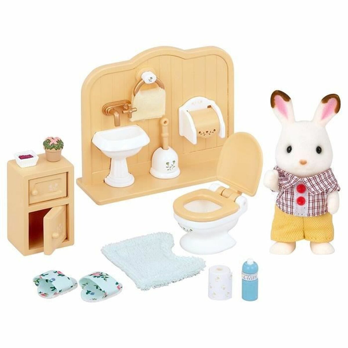 5054131050156 - Actionfiguren Chocolate Rabbit and Toilet Set 5054131050156 - Actionfiguren Chocolate Rabbit and Toilet Set