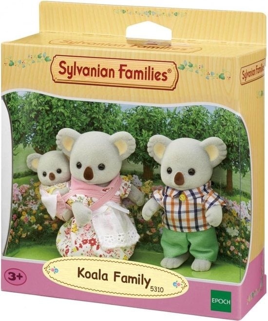 5054131053102 - Sylvanian Families 5310 Familie Koala- 3 Spielfiguren- samtig weich