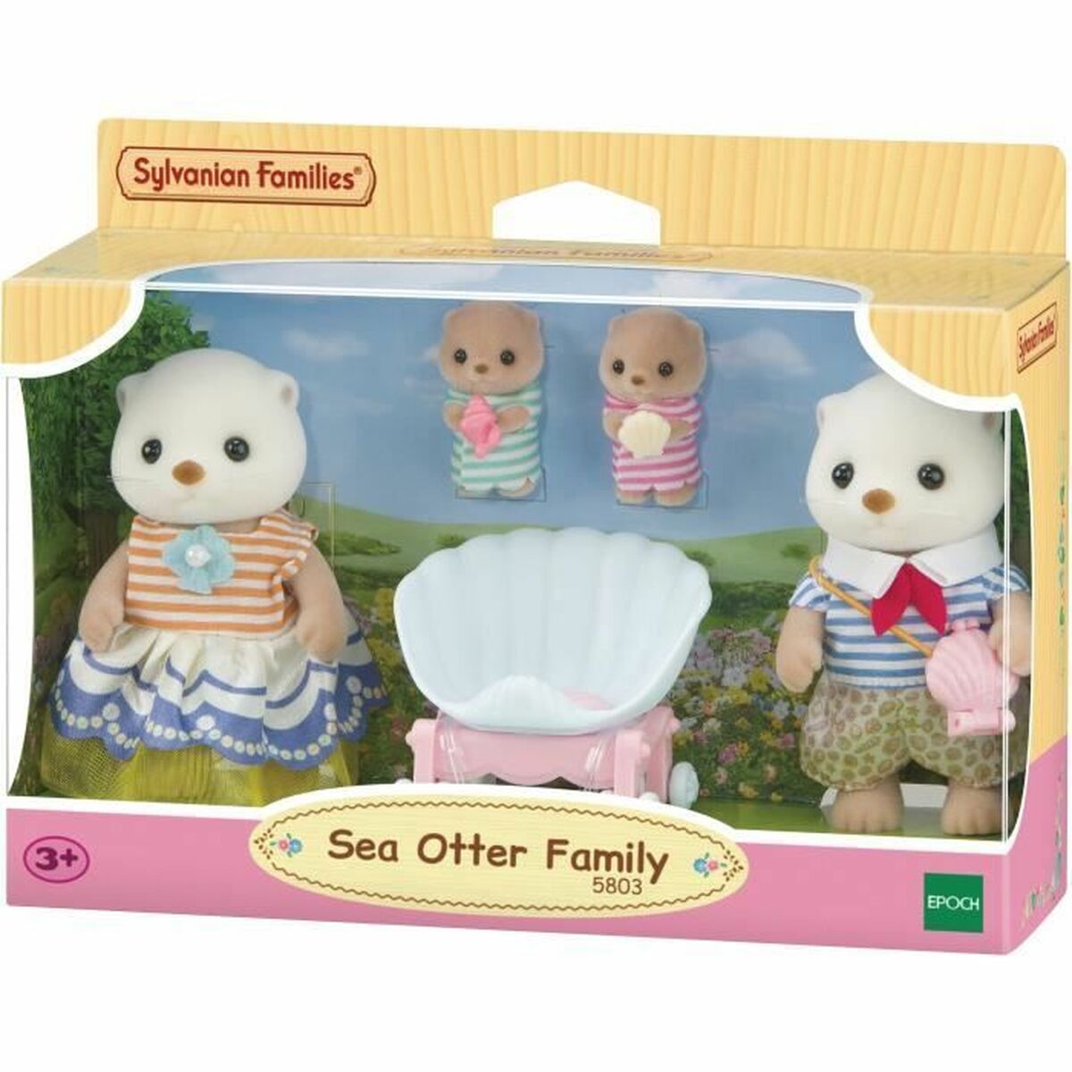 5054131058039 - Figur mit Gelenken La familia de las nutrias marinas tiere
