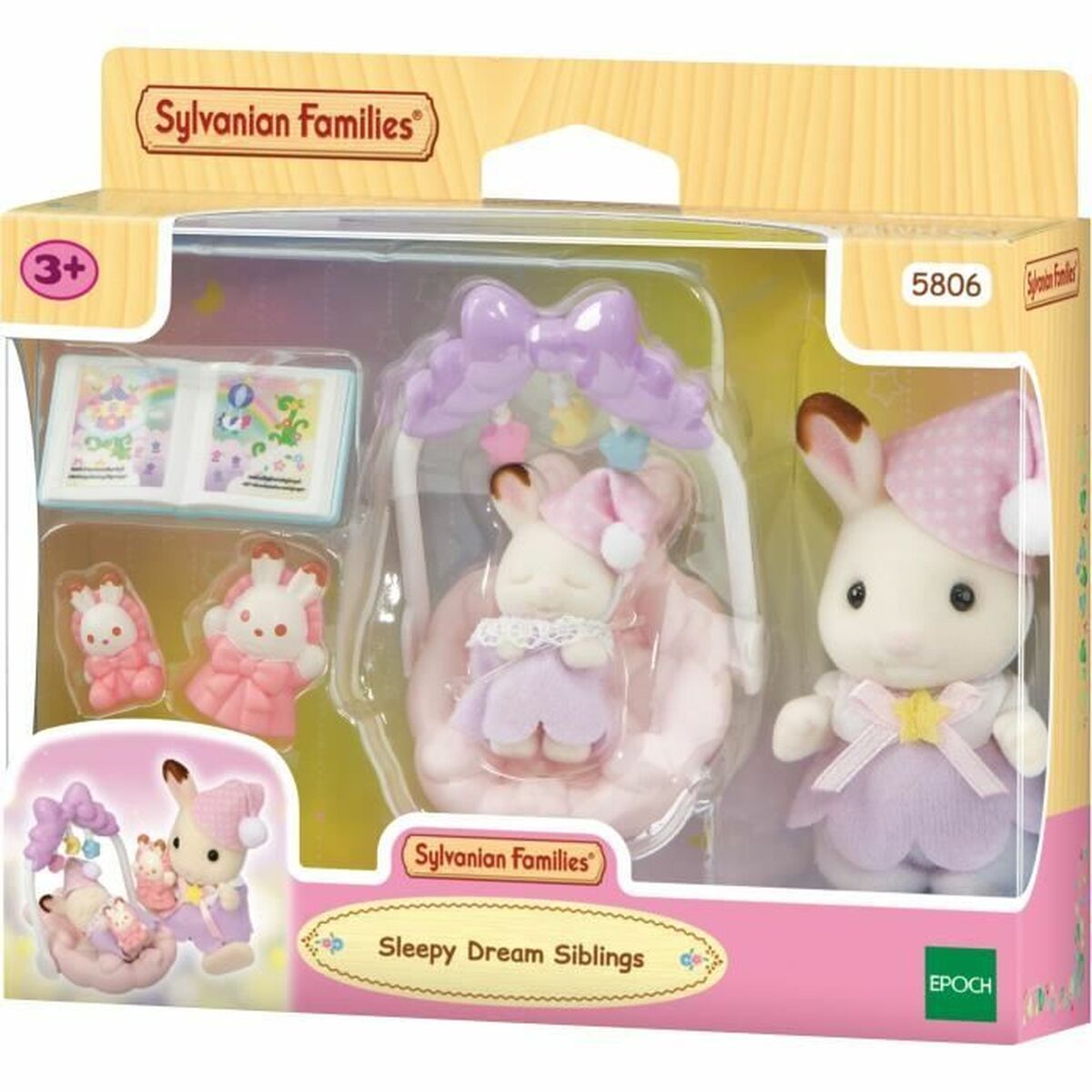 5054131058060 - Figur mit Gelenken Las hermanas conejitas de chocolate hora de dormir Mädchen 5054131058060 - Figur mit Gelenken Las hermanas conejitas de chocolate hora de dormir Mädchen