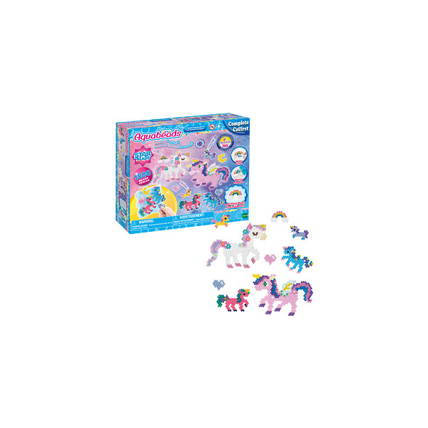 5054131319444 - Kreativset AQUABEADS Mystisches Einhorn Bastelset bunt Kreativsets Kinder